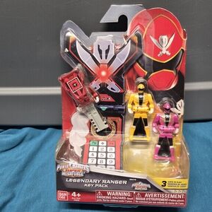 Power Rangers Megaforce Legendary Ranger Key Pack - Red, Yellow, Pink